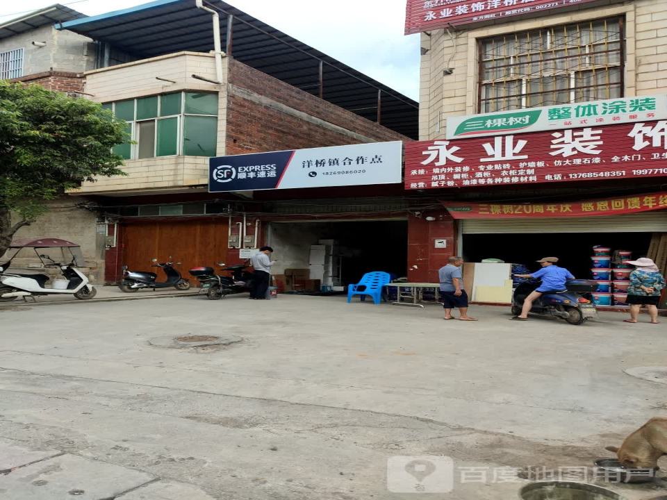 洋桥镇顺丰快递合作点